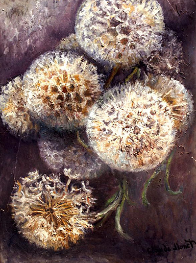 Pissenlits Claude Monet